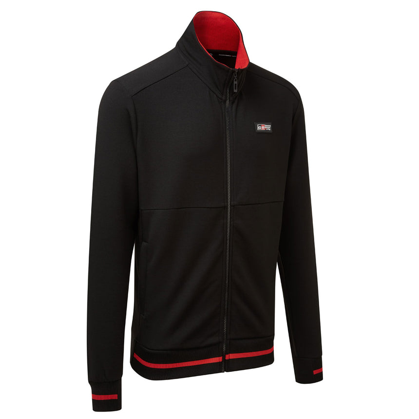 Toyota Gazoo Racing Officially Licensed Black GR Logo Full Zip Sweatshirt