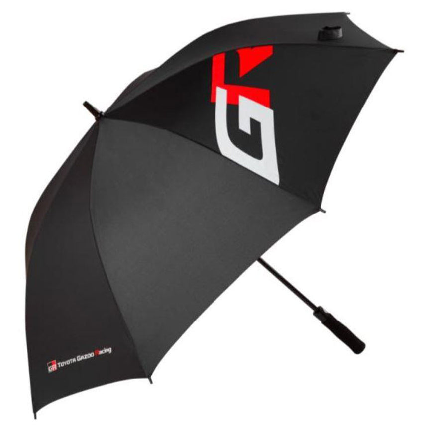 Toyota Gazoo Racing GR Logo Official License Black Large Golfing Umbrella & Case