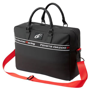 Toyota Gazoo Racing GR Logo Black Team Business Bag With Shoulder Strap