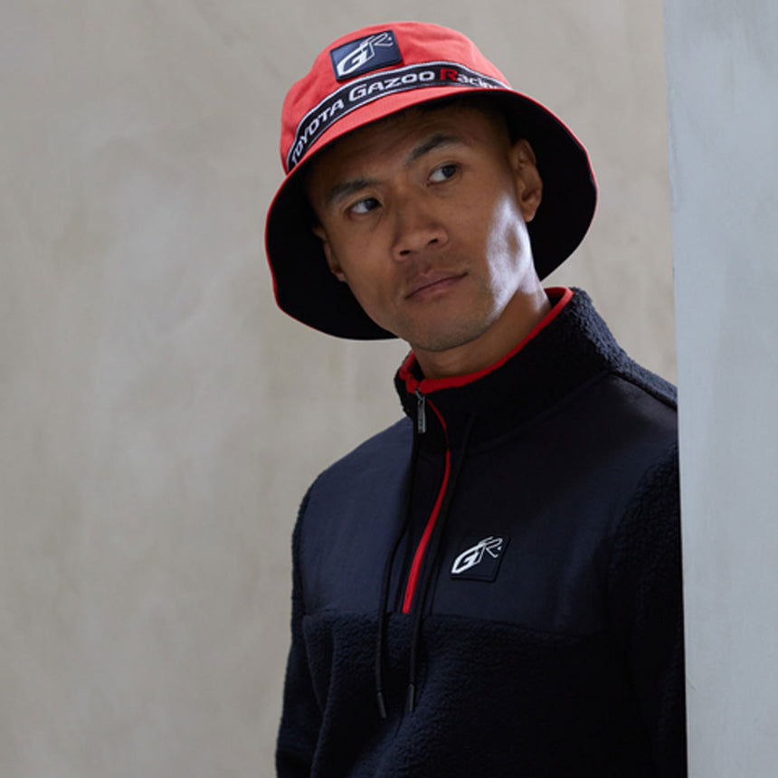 Toyota Gazoo Racing Black GR Logo Travel Fleece