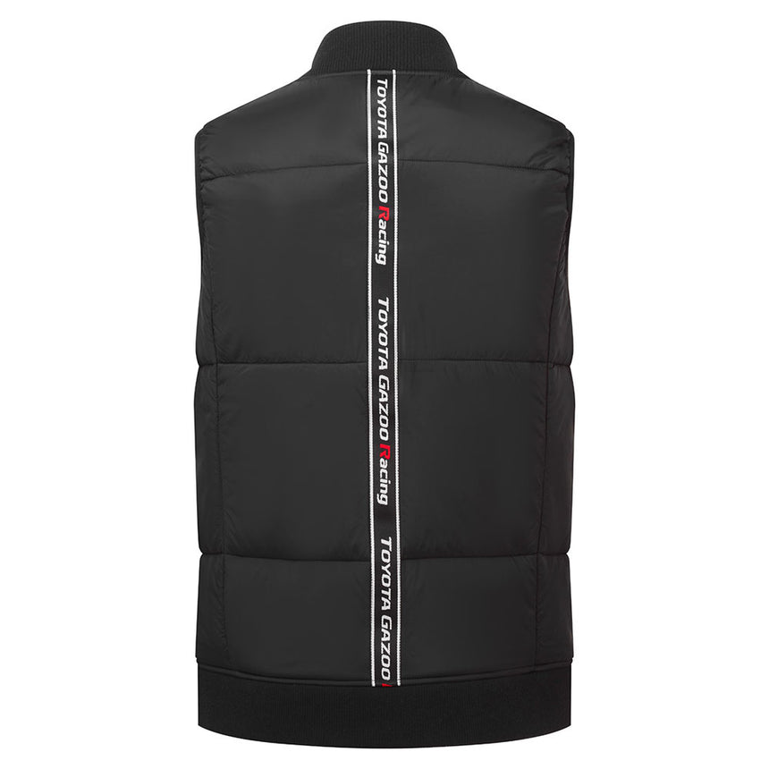 Toyota Gazoo Racing Small GR Logo Official Licensed Black Travel Gilet Jacket