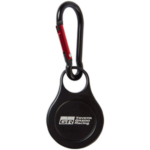 Toyota Gazoo Racing Black GR Logo Navigational Compass Keyring