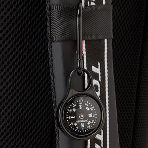 Toyota Gazoo Racing Black GR Logo Navigational Compass Keyring