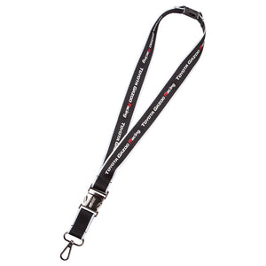 Toyota Gazoo Racing Black GR Logo Quick Release Detachable Lanyard