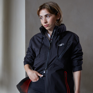 Toyota Gazoo Racing GR Official Licensed Black Lightweight Rain Jacket With Hood