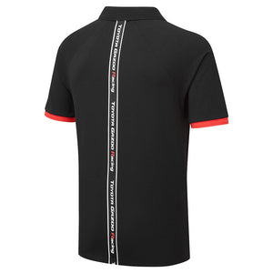 Toyota Gazoo Racing Black GR Logo Travel Polo Tee Shirt
