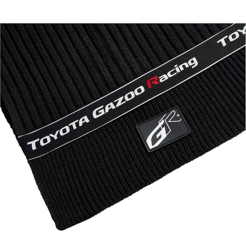 Toyota Gazoo Racing GR Logo Black Travel Scarf