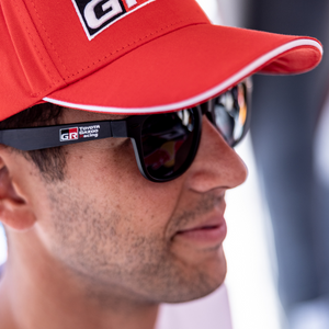 Toyota Gazoo Racing GR Side Logo Black Frame Smoke Lens Wayfarer Sunglasses