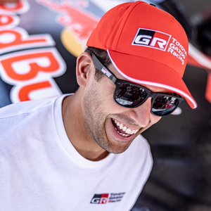 Toyota Gazoo Racing GR Side Logo Black Frame Smoke Lens Wayfarer Sunglasses