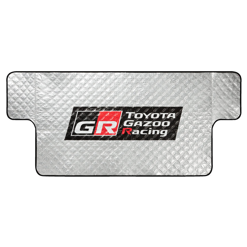 Toyota Gazoo Racing Silver Reflective Foil Back Car Windscreen Sunshade