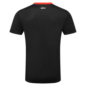 Toyota Gazoo Racing Black GR Logo Technical Shoulder Tape Travel Tee Shirt