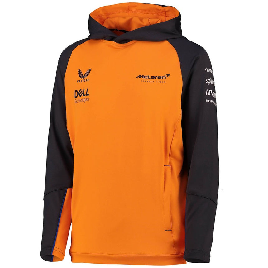 McLaren F1 Team Kids Replica Papaya/Grey Hooded Sweat Shirt