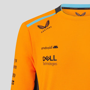 McLaren F1 Team Replica Set Up Children's Orange/Dark Grey Tee Shirt