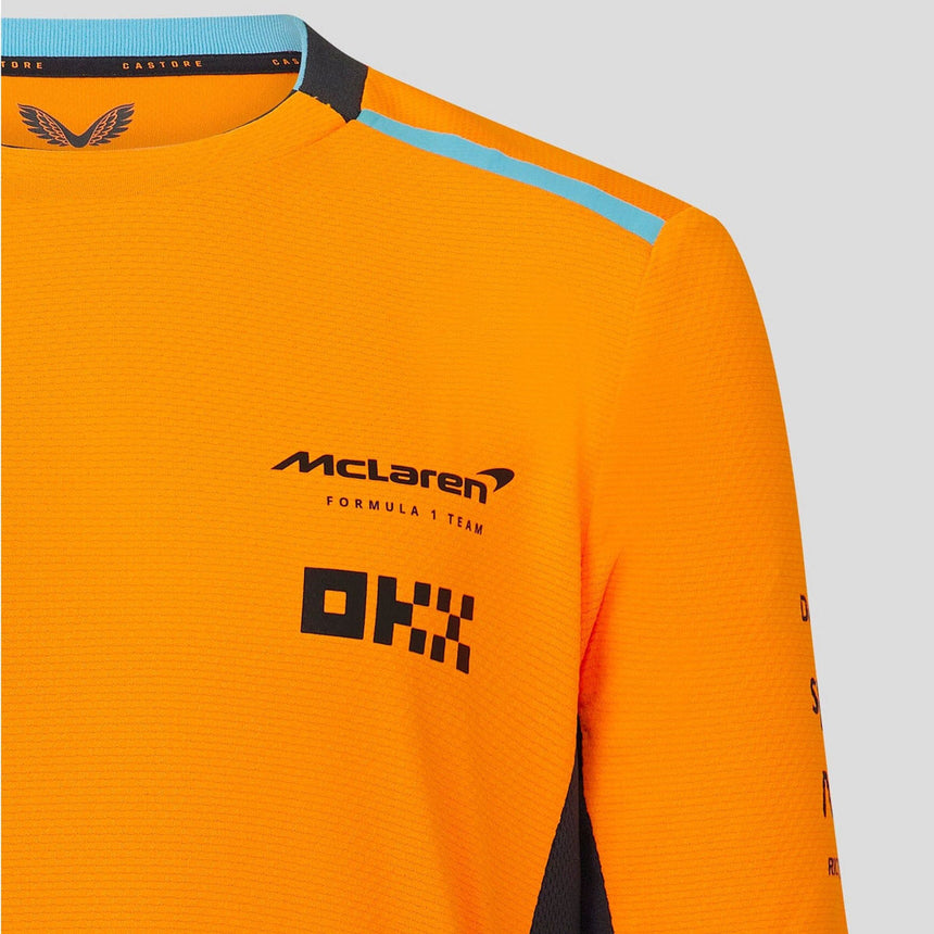McLaren F1 Team Replica Set Up Children's Orange/Dark Grey Tee Shirt