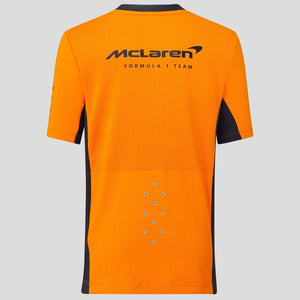 McLaren F1 Team Replica Set Up Children's Orange/Dark Grey Tee Shirt