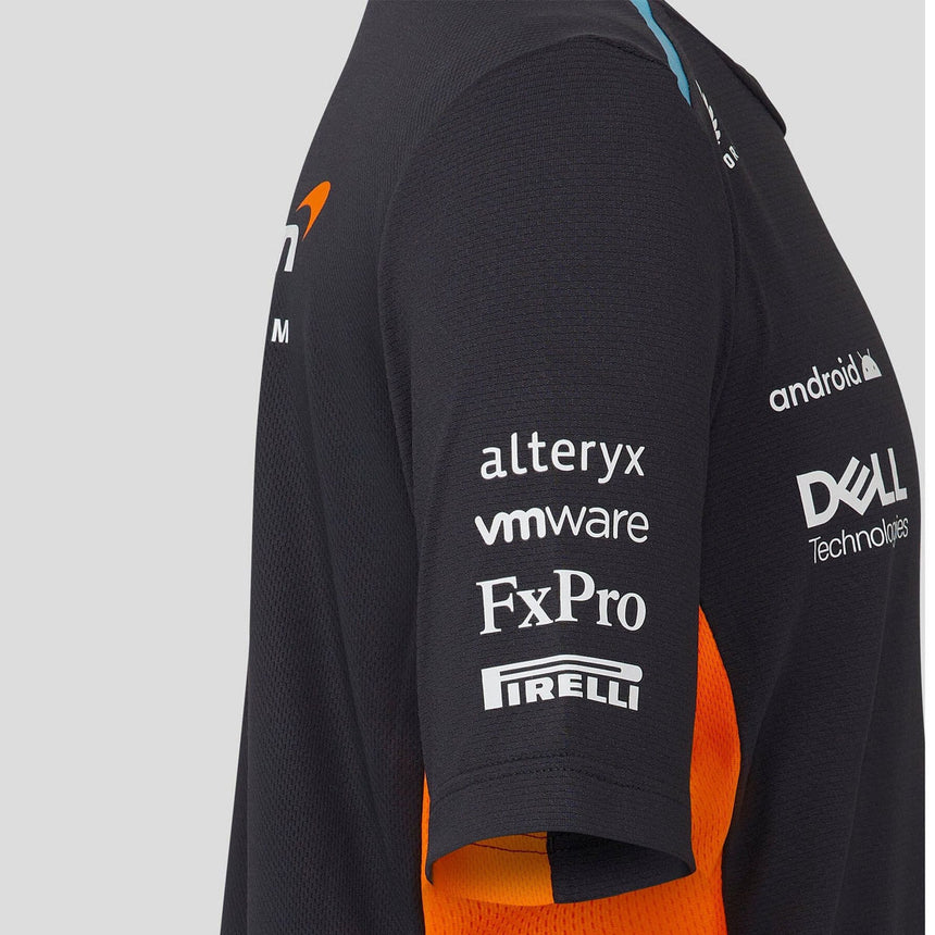 McLaren F1 Team Kids Replica Dark Grey/Orange Set Up Tee Shirt