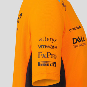 McLaren F1 Team Replica Set Up Children's Orange/Dark Grey Tee Shirt