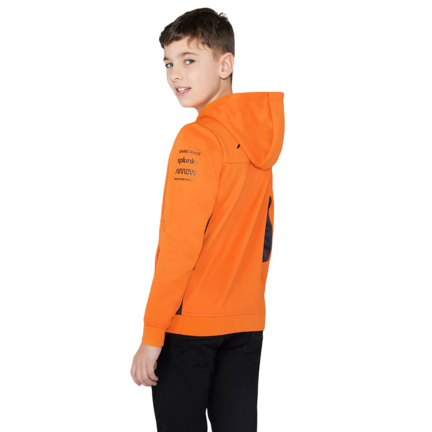 McLaren F1 Team Kids Replica Papaya Orange Hooded Sweatshirt