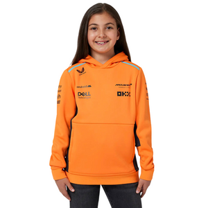 McLaren F1 Team Kids Replica Papaya Orange Hooded Sweatshirt