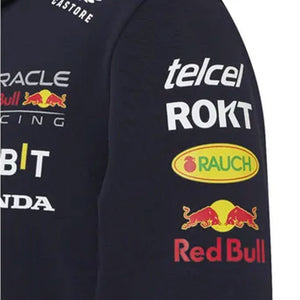 Oracle Red Bull Racing F1 Team Kids Full Zip Hoodie Night Sky