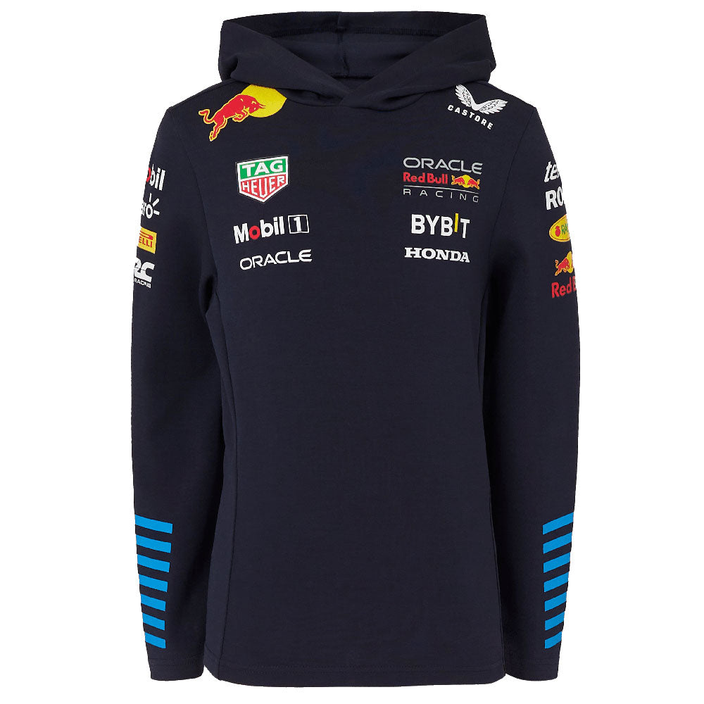 Oracle Red Bull Racing F1 Team Kids Night Sky Blue Pullover Hoodie Oracle Red Bull Racing F1 Team Kids Night Sky Blue Pullover Hoodie