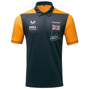 Mclaren F1 Team Officially Licensed Lando Norris Drivers Polo Tee Shirt