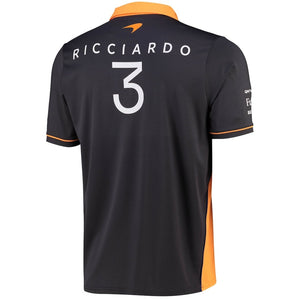 McLaren F1 Team 2022 Replica Daniel Ricciardo Papaya Orange Drivers Polo Shirt