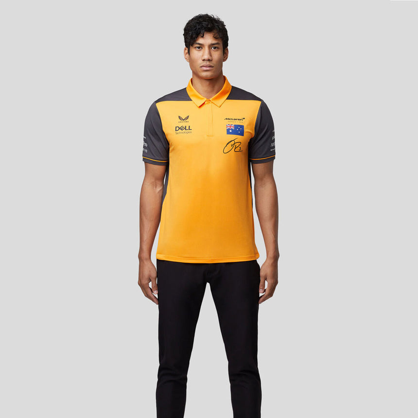 McLaren F1 Team 2022 Replica Daniel Ricciardo Papaya Orange Drivers Polo Shirt