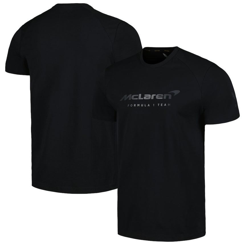 Mclaren F1 Team Black Large Stealth Front Logo Lifestyle Tee Shirt
