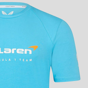 Mclaren Lifestyle T-Shirt Blue | Large Front Logo