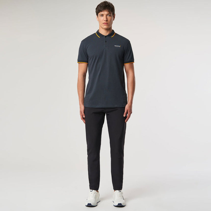 Mclaren F1 Team Grey Core Essentials Polo Shirt