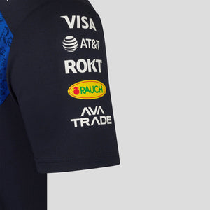 Red Bull Racing F1 Team 2026 Mens Set Up Tee Shirt Night Sky / Surf The Web Blue