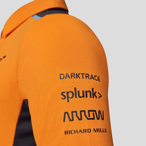 Mclaren F1 Team Officially Licensed Papaya Orange Polo Tee Shirt