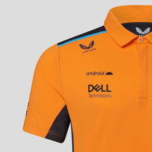 Mclaren F1 Team Officially Licensed Papaya Orange Polo Tee Shirt