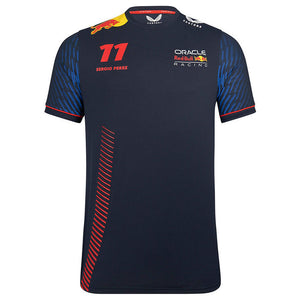 Oracle Red Bull Racing F1 Team Night Sky Blue Sergio Perez Tee Shirt