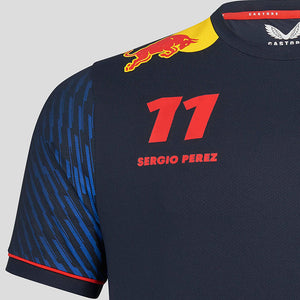 Oracle Red Bull Racing F1 Team Night Sky Blue Sergio Perez Tee Shirt