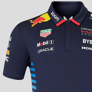 Oracle Red Bull Racing F1 Team Night Sky Blue Polo Tee Shirt