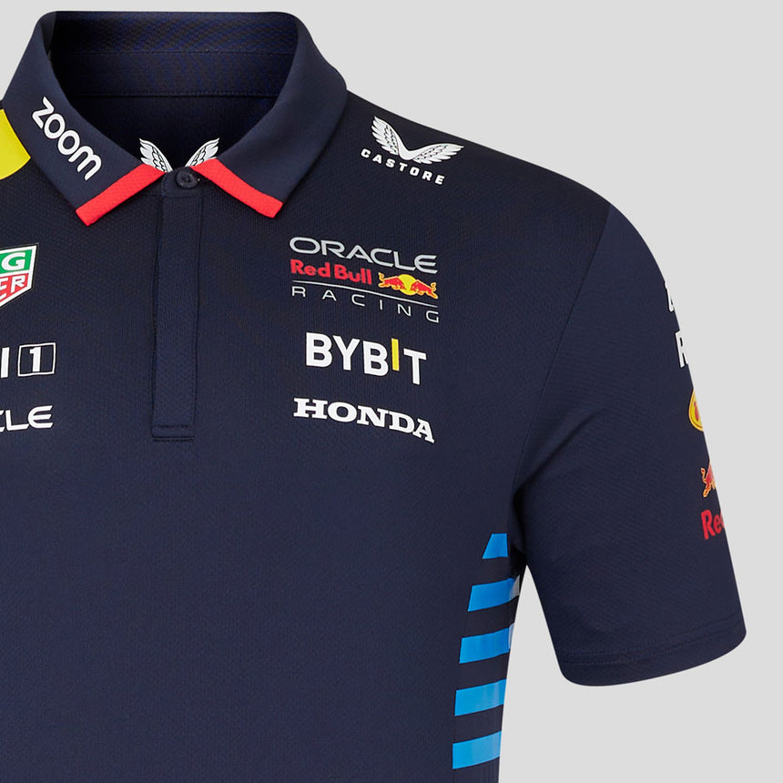Oracle Red Bull Racing F1 Team Night Sky Blue Polo Tee Shirt