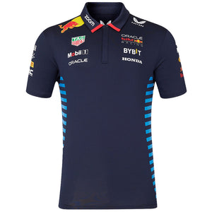 Oracle Red Bull Racing F1 Team Night Sky Blue Polo Tee Shirt