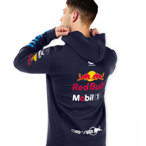 Oracle Red Bull Racing F1 Team Night Sky Blue Full Zip Hoodie