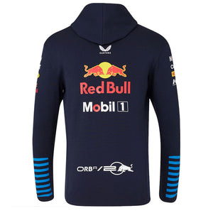 Oracle Red Bull Racing F1 Team Night Sky Blue Full Zip Hoodie