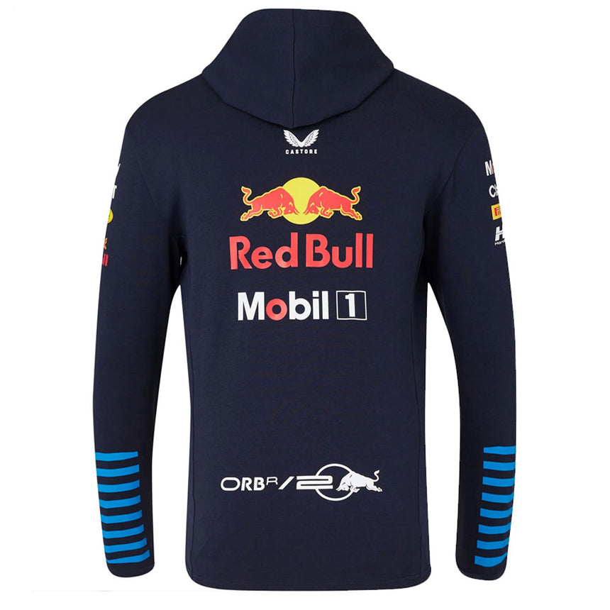 Oracle Red Bull Racing F1 Team Night Sky Blue Full Zip Hoodie