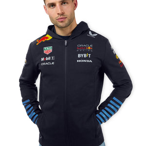 Oracle Red Bull Racing F1 Team Night Sky Blue Full Zip Hoodie