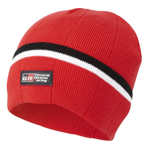 Toyota Gazoo Racing Red GR Logo WRC Kitted Team Beanie Hat