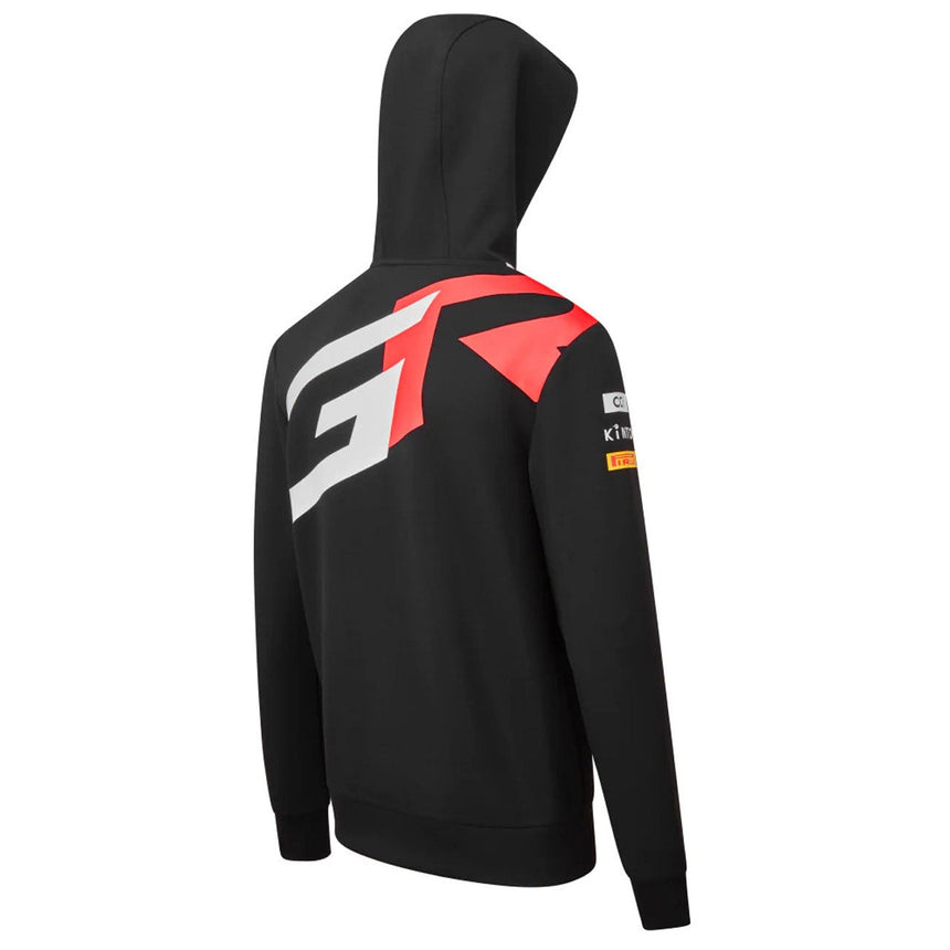 Toyota Gazoo Racing Team WRC Official Licensed Black Full Zip Drivers Hoodie