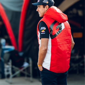 Toyota Gazoo Racing WRRC Rally Raid Official Licensed Red Padded Gilet Jacket