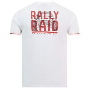 Toyota Gazoo Racing WRRC Rally Raid White Graphic Tee Shirt