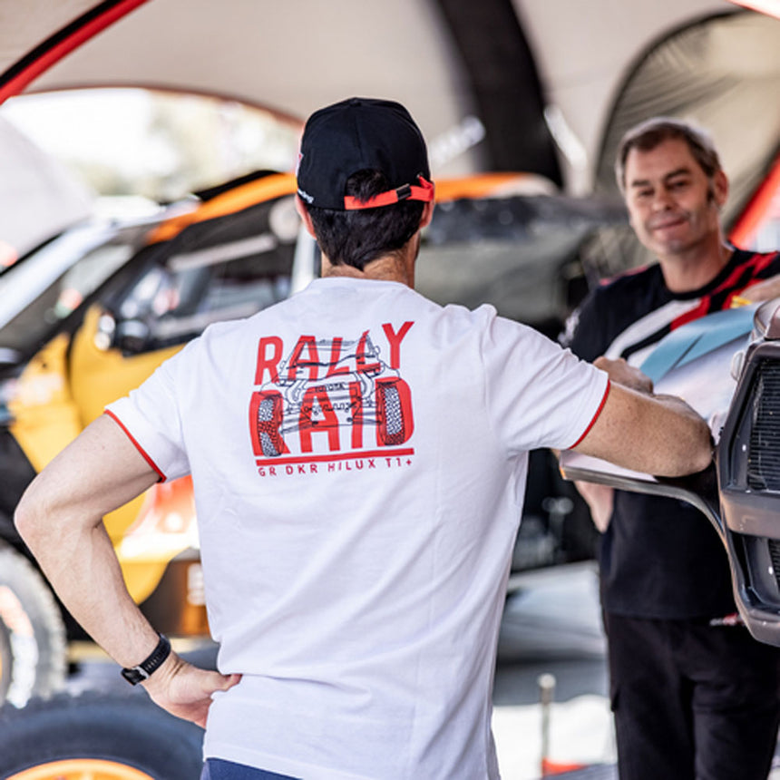 Toyota Gazoo Racing WRRC Rally Raid White Graphic Tee Shirt