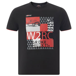 Toyota Gazoo Racing WRRC Rally Raid Black Dune Graphic Tee Shirt
