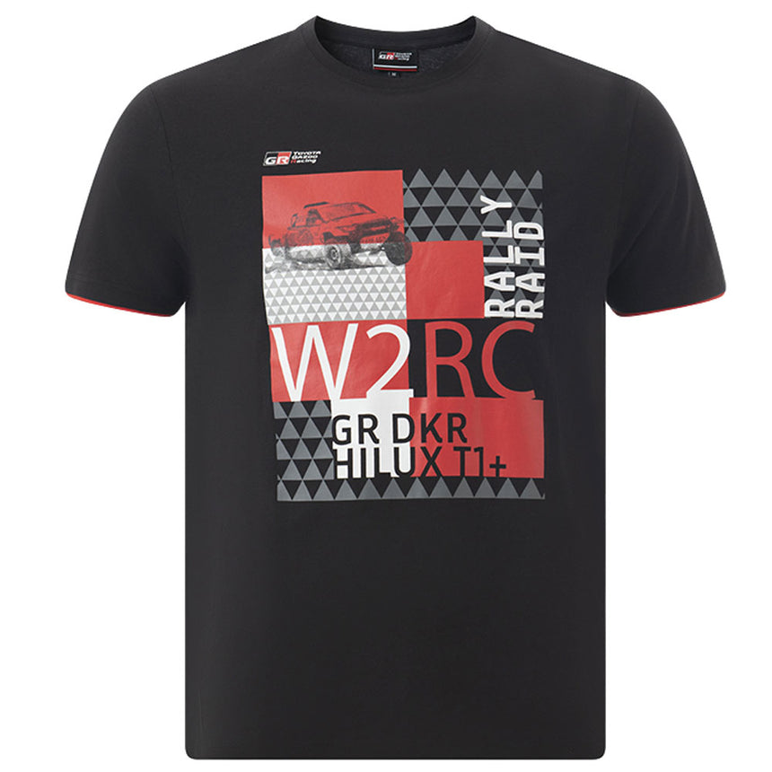 Toyota Gazoo Racing WRRC Rally Raid Black Dune Graphic Tee Shirt